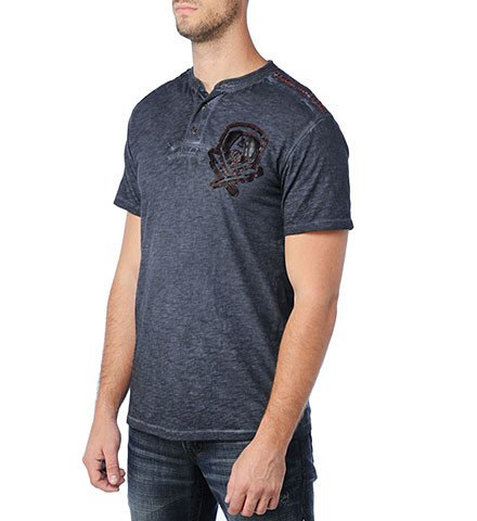 Футболка Affliction Bolt 73 Henley оригінал